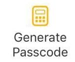 Passcode generowanie kodów W tej zakładce można generować kody