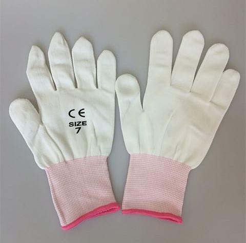 Rękawiczki antystatyczne ESD nylonowe Skład: Nylon 100%