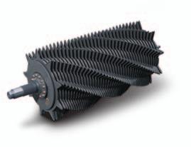 Rotor Nigdy nie ma za dużo. Silny. Rotor o średnicy 860 mm efektywnie transportuje materiał do noży i w kierunku skrzyni ładunkowej.