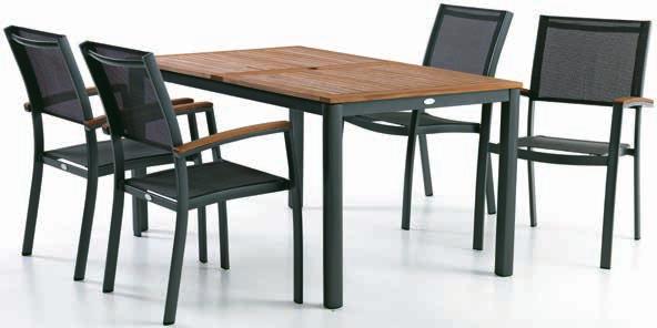 artwoodu. Krzesło ze stali i odlewanego plastiku z filtrem UV. Stół 1 SZT. 299,- 200,- Krzesło 1 SZT.