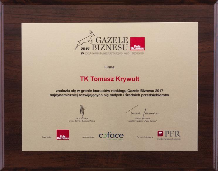 Celem plebiscytu Gazele Biznesu jest wspieranie i promowanie najdynamiczniejszej rozwijających się przedsiębiorstw, które mogą stanowić przykład dla innych podmiotów.