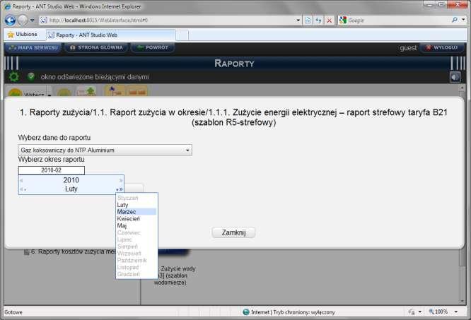 Rozliczenie, wizualizacja,