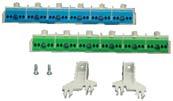 Wyposażenie dodatkowe FC P 20 Listwa zaciskowa i dla każdego z potencjałów i : 2 x mm², 8 x 4 mm², Cu do montażu na szynie nośnej według DI E 60 715, profil 35 mm do obudów 1x12 modułowych (zacisk