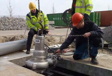 odwadniająca w projektach infrastruktury, czy też jako pompa do ścieków przemysłowych lub pompa do balastu wodnego w sektorze budowy statków i marynarki seria C sprawdza się we