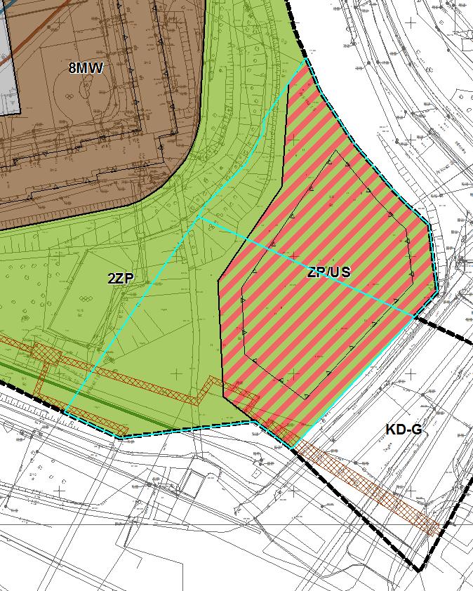 Dla terenu 2ZP w projekcie planu ustala się: 1) lokalizację parku; 2) dopuszczenie lokalizacji: budowli sportowych, urządzeń rekreacji plenerowej, boisk, placów zabaw, wybiegów dla zwierząt i