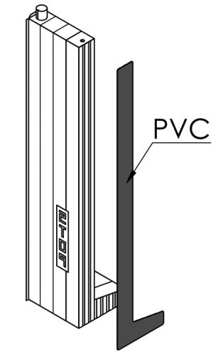 KDP-6 2.2. Dodatkowa osłona czołowa poduszki Osłona z PVC z przeplotem tekstylnym o grubości 3 mm. Zwiększa trwałość poduszek w dokach o bardzo dużej intensywności przeładunku.