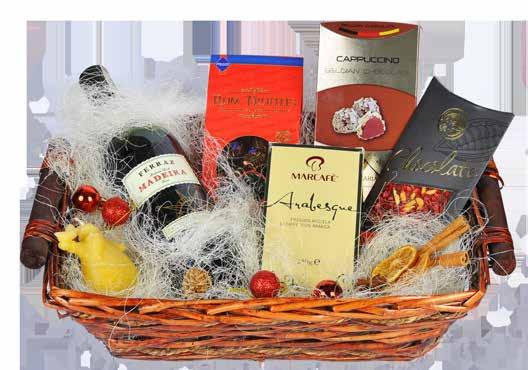 Zestawy prezentowe Zestaw 5 Wino Ferrez Madeira (Portugalia) Kawa Marcafe Arabesca 250g Czekolad Handmade