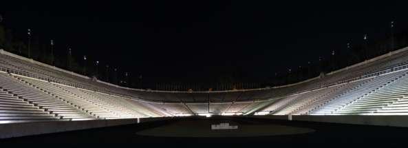 W czasach nowożytnych, zrekonstruowano stadion z powodu igrzysk w 1896 r. Może pomieścić nawet 60 tys. widzów. W czasie igrzysk w 2004 r.