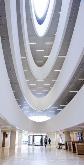 Obiekt przemysłowy - Hartmann International Paderborn i Ibbenbüren (Wschodnia Westfalia), Niemcy Budynki edukacyjne - Kaisatalo Helsinki University ibrary Helsinki, Finlandia Firma