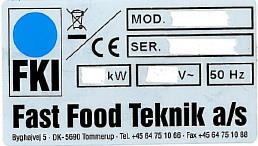 1. Wstęp Oryginalna instrukcja obsługi This manual is FKI Fast Food Teknik A/S translation to the original instructions for Turbomatic contact grill, hereinafter called the contact grill.