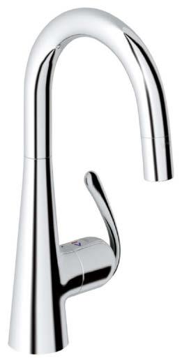 KUCHNIA GROHE KOLEKCJA PREMIUM LIFESTYLE ZEDRA 32 296 000 / 32 296 SD0 Bateria zlewozmywakowa z wyciąganą wylewką GROHE.
