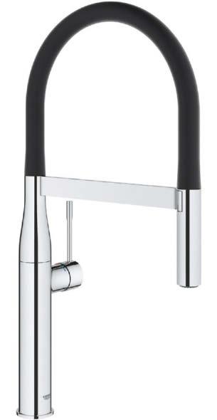 KUCHNIA GROHE KOLEKCJA PREMIUM LIFESTYLE ESSENCE PROFESSIONAL nowość 30 294 000 / 30 294 DC0 Jednouchwytowa bateria zlewozmywakowa Połącz swoją baterię Essence Professional (chrome/supersteel) z