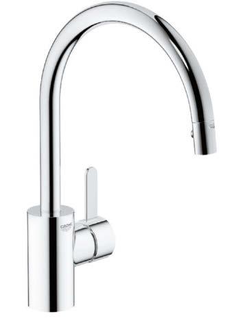 KUCHNIA GROHE KOLEKCJA STYL & FUNKCJONALNOŚĆ EUROSMART COSMOPOLITAN 32 843 000 / 32 843 DC0 Bateria zlewozmywakowa z wysoką wylewką 32 843 00E z