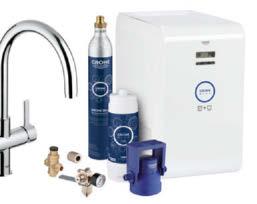 filtracji wody, filtr do wody i głowicę filtra, jednostkę chłodzącą z saturatorem 31 346 001 / 31 346 DC1 GROHE