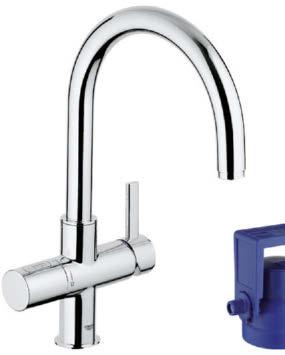 wody, filtr do wody i głowicę filtra 33 249 001 / 33 249 DC1 GROHE Blue Pure Zestaw