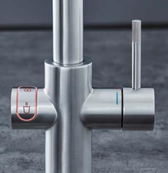 System GROHE Red pozwala natychmiast cieszyć się wygodą zagotowanej wody bez zamieszania z garnkami, oraz wiele innych korzyści.