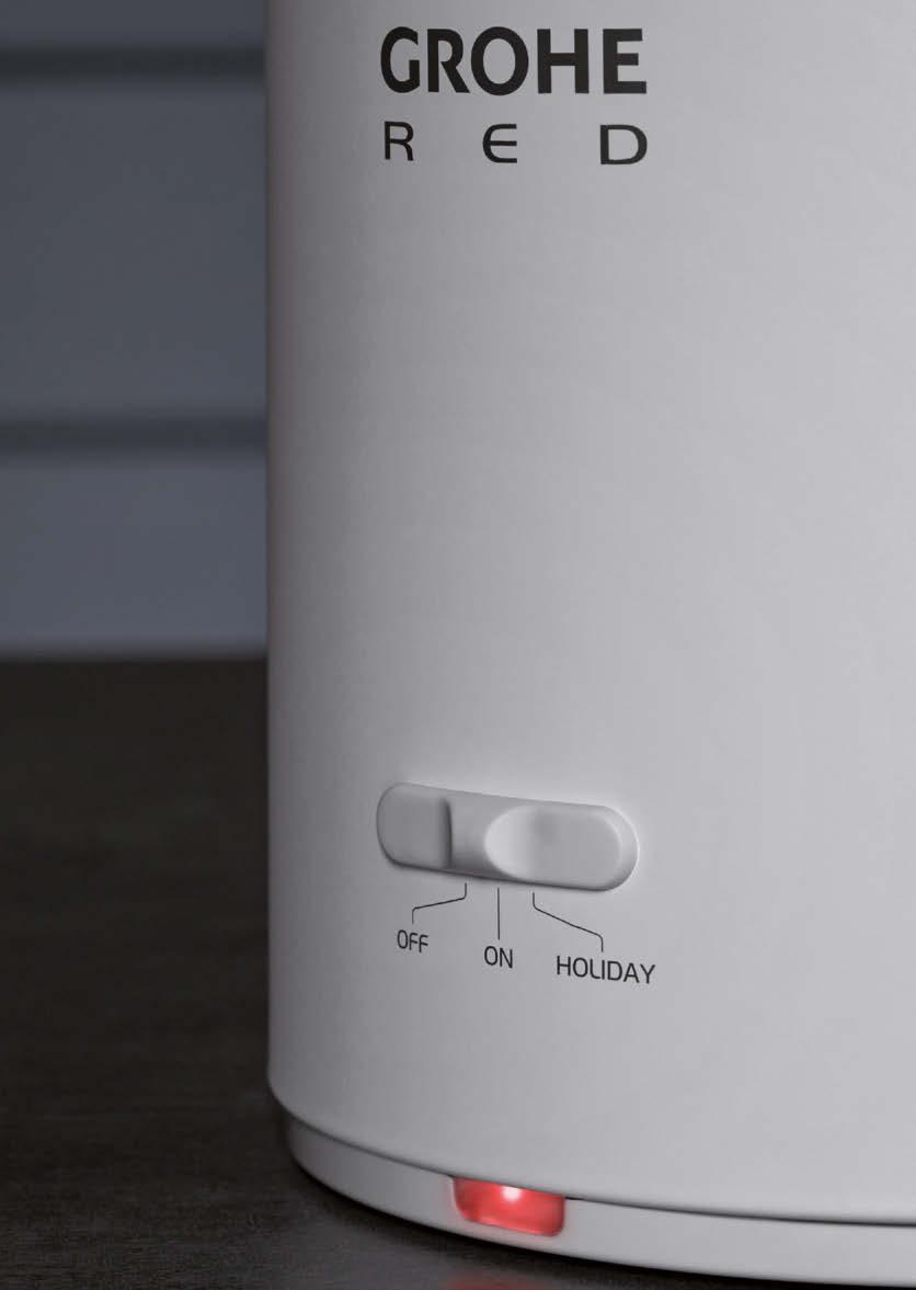 KUCHNIA GROHE SYSTEMY KUCHENNE GROHE RED GROHE Red bojlery* oszczędzają pieniądze i energię - ich nowy design i odpowiednia izolacja pozwalają na osiągnięcie efektywności energetycznej A.