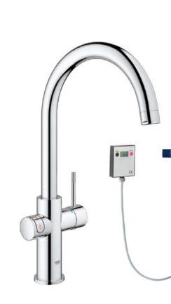 rozmiarze L 30 327 001 / 30 327 DC1 GROHE RED Duo z wylewką typu L, bojler w rozmiarze