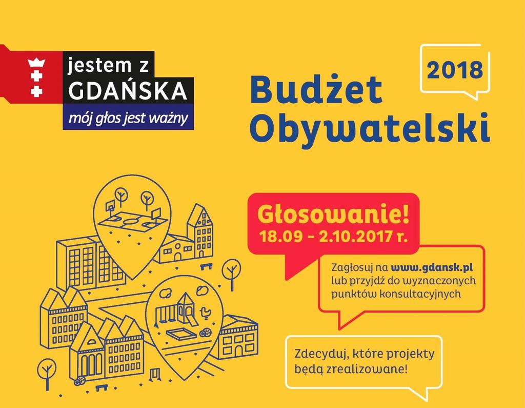 PROJEKTY BUDŻETU OBYWATELSKIEGO 2018 W GDAŃSKU