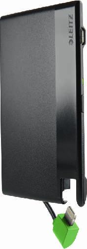 ładowarki, kable Przenośna ładowarka - natychmiastowe zasilanie przez złącza USB - 2 złącza USB (każde 1000 ma) do ładowania dwóch smartfonów lub jednego tabletu - ładowarka