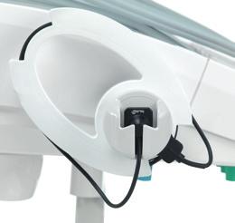 Mo liwoêç monta u aparatu RTG HyperSphere MyRay na sztycy lampy operacyjnej i radiografii cyfrowej Zen-X MyRay na stoliku