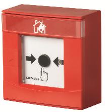 6 V należy zainstalować wewnątrz obudowy (należy je zamówić oddzielnie) Ręczny Ostrzegacz Pożarowy aktywowany po wykonaniu dwóch czynności zbiciu szybki i naciśnięciu przycisku Aby wymienić szybkę