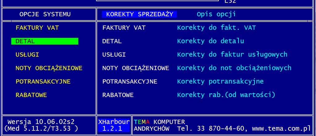 6. Wybieramy DETAL-enter. 7.