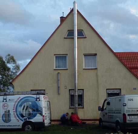komina dwu ciennego jest prostsze ni komina z prefabrykatów ceramicznych fot. Rydex fot.