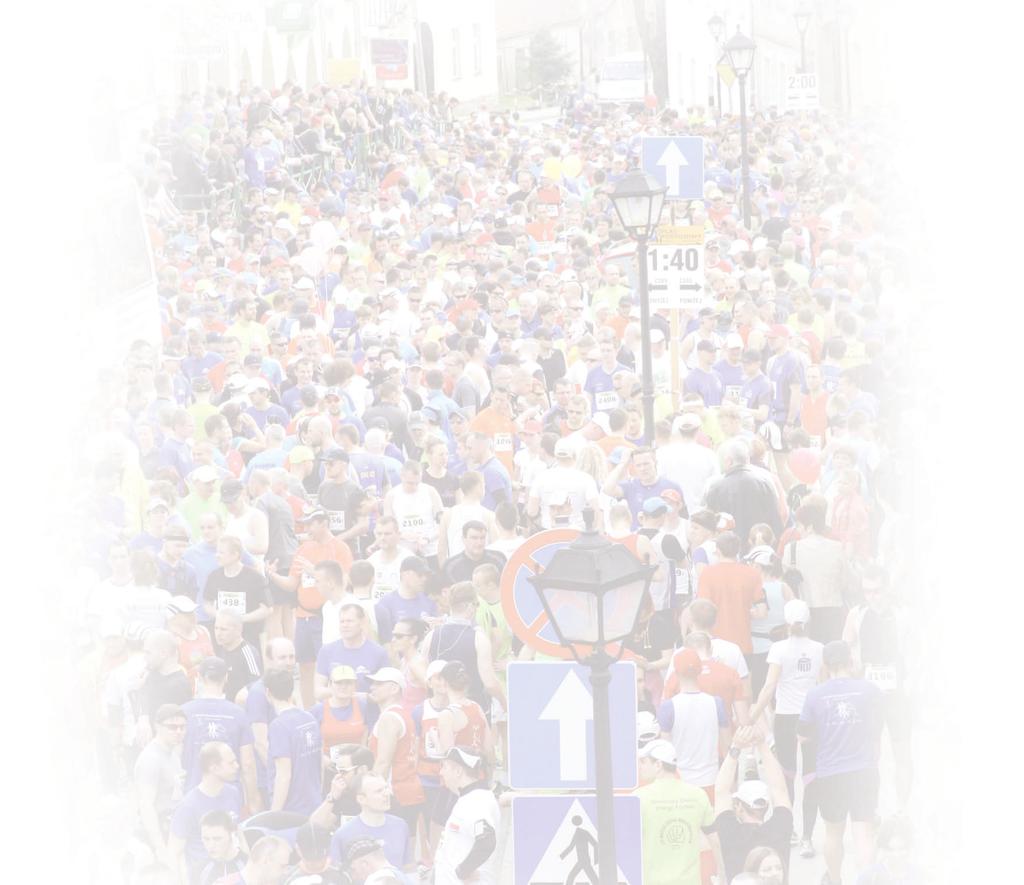 Jacek Ostrowski Wyrastamy na sportową potęgę Prawie 3300 zawodników na mecie tegorocznego Półmaratonu Ślężańskiego, ponad 1200 uczestników Ślężańskiego Mnicha okazuje się, że Sobótka sportem stoi.