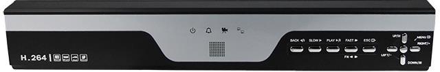 Wygląd rejestratora DVR. Uwaga: wygląd produktów, w tym przyciski, interfejsy i układ, są tylko dla prezentacji. Faktycznie dostarczone towary mogą się różnić. Panel przedni rejestratora. 1.