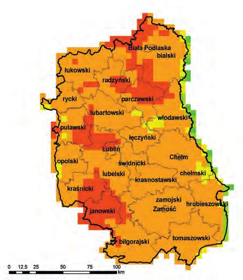 POWIETRZE Tabela 6. Klasy stref uzyskane w ocenie rocznej za 14 r.