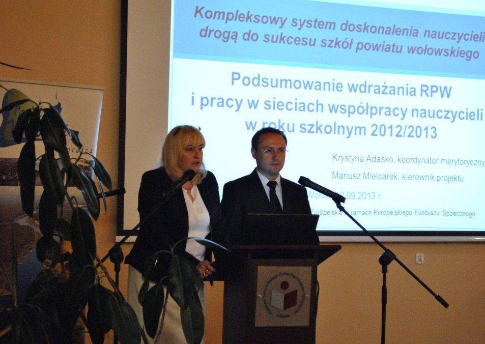 Konferencja Szkoła/przedszkole jako organizacja ucząca się 10 września 2013 r.