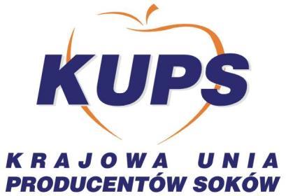 Stowarzyszenie Krajowa Unia Producentów Soków (KUPS) informuje o rozpoczęciu procesu wyboru Wykonawcy