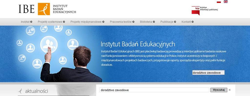 DORADZTWO ZAWODOWE IBE http://www.ibe.edu.