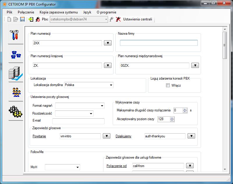 Configurator Instalacja i uruchomienie CETEKOM IP PBX Configurator Instalacja CETEKOM IP PBX - Configurator jest intuicyjna i wymaga jedynie uruchomienia pliku setup.exe.