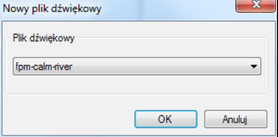 69 Okno Edycja bloku Plik dźwiękowy dołączamy konkretny plik dźwiękowy, który będzie odsłuchany przez abonenta dzwoniącego. Symbol pliku dźwiękowego przedstawia rys. 70.