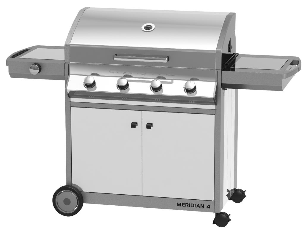 Meridian 3 with side burner 98510 Meridian 4 with side burner 98512 Meridian 3 with side tables 98522 Meridian 4 with side tables 98533 (28 / 37mBar)