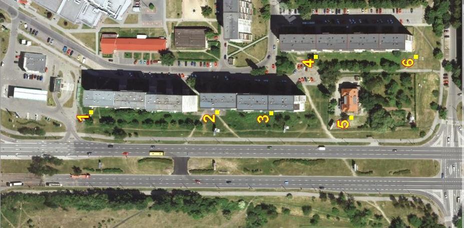 802 Marek Profaska, Zygmunt Korban, Rafał Kernert umiejscowione są dziesięciopiętrowe bloki mieszkalne o wysokości ok.
