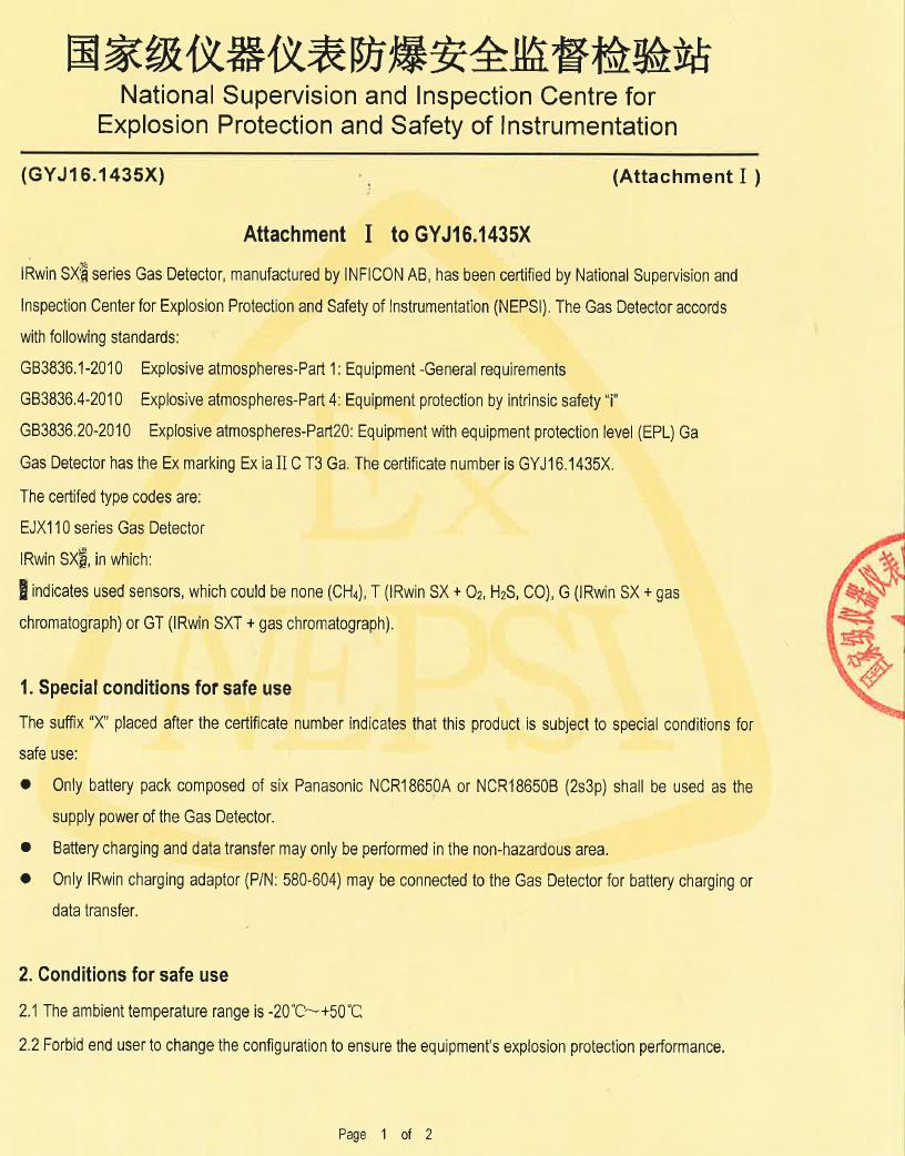 INFICON Certyfikaty 9 IRwin-Tłumaczenie oryginalney