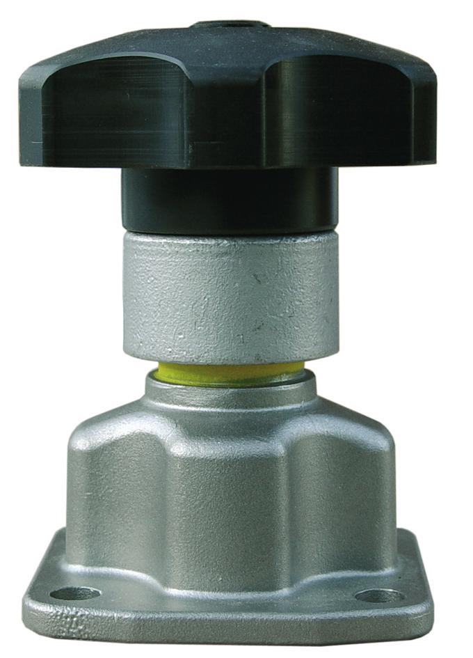 3) 4) Uchwyty Model Rozmiar Koło ręczne Pokrywa Trzpień + sprężarka1) Maks ciśnienie produktu Ochrona przed nadmiernym