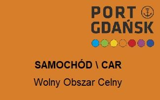 Kolor pomarańczowy przepustka dla GOŚCI -