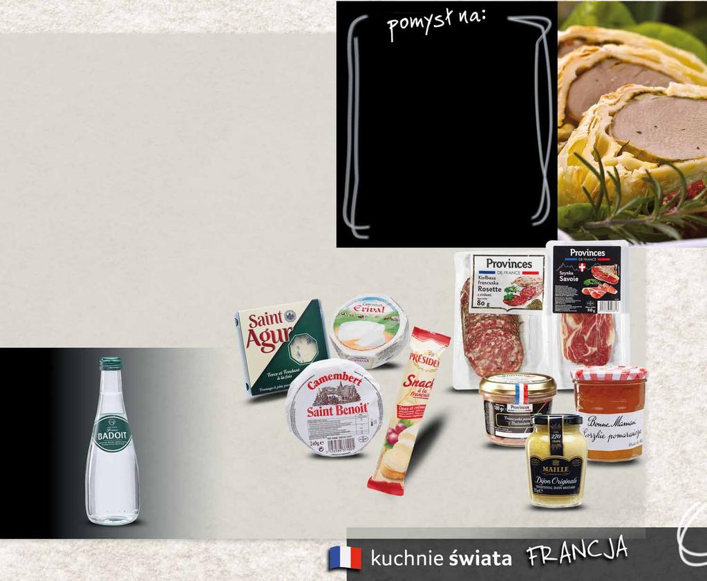 Polędwiczki w cieście francuskim Składniki: 2 małe polędwiczki wieprzowe 1 opakowanie ciasta francuskiego oliwa do smażenia rozmaryn czosnek sól pieprz ziołowy Przygotowanie: Polędwiczki umyć,
