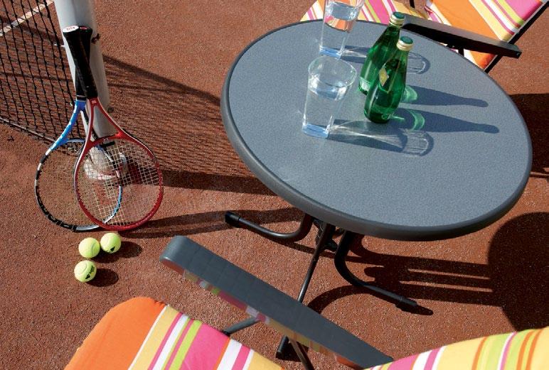 meble stalowe PRODUKCJA DAJAR PRODUKT POLSKI stół dine & relax / niskie wys.