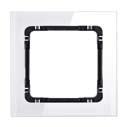 >> Ramki uniwersalne z efektem szkła / Universal glass effect frames 0-0-DRS-1 biały front + biały spód / white front + white rear 15-0-DRS-1 szary front + biały spód / grey front + white rear