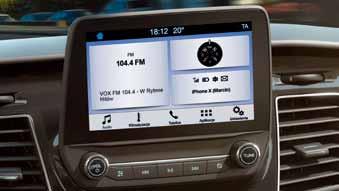 NOWY FORD TOURNEO CUSTOM Wybrane pakiety promocyjne Pakiet poprawiający widoczność Premium Radio SYNC 3 z 8 kolorowym ekranem dotykowym (ICE