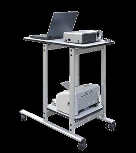 ST007 stolik projekcyjny Universal pilot L3 do prezentacji Przeznaczony na projektor, rzutnik, notebooka, czy drukarkę.