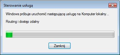 Kliknij ikonę Odmrażania ekranu, aby rozpocząć nagrywanie. Kliknij okno "Właściwości Routingu i zdalnego dostępu (lokalny komputer)".