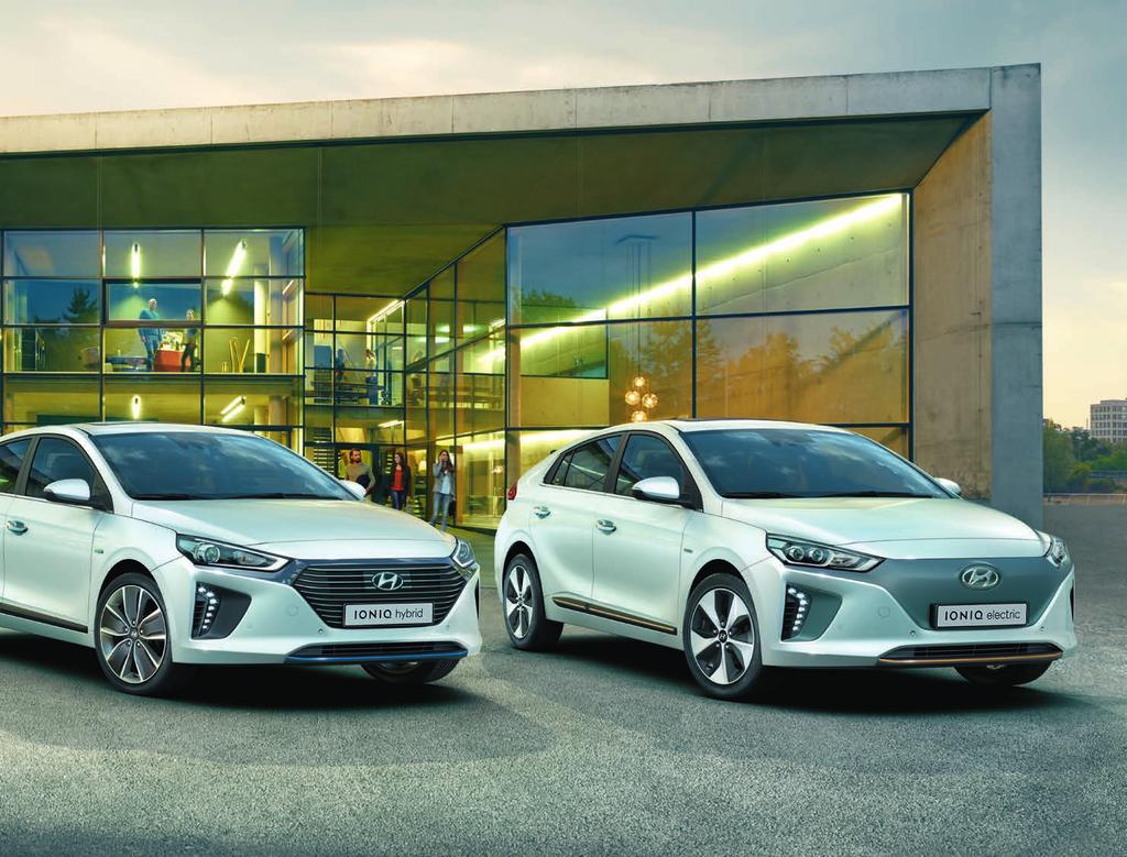 IONIQ Hybrid Wysoce wydajny silnik benzynowy oraz napęd elektryczny o wysokim momencie obrotowym w połączeniu z automatyczną, dwusprzęgłową skrzynią biegów gwarantują ekonomiczną i komfortową jazdę.