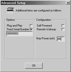 Pierwszy szybki test moøemy wykonaê wysy³aj¹c cokolwiek z dowolnego programu terminala na port powi¹zany z konwerterem - dioda TxLed mruga potwierdzaj¹c wysy³anie, a na wyprowadzeniu 3 gniazda