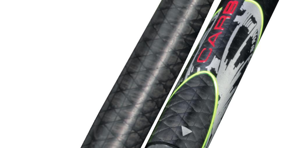 SNAKE CARBON Technologia Snake Carbon to kompozycja włókna węglowego oraz kevlaru dająca układ geometryczny skóry węża powstały